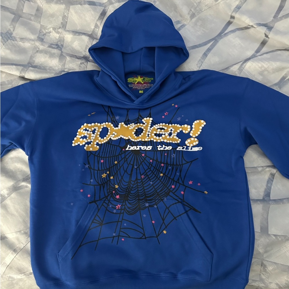 Blue Sp5der Hoodie